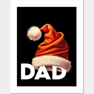 Dad Christmas Hat Posters and Art